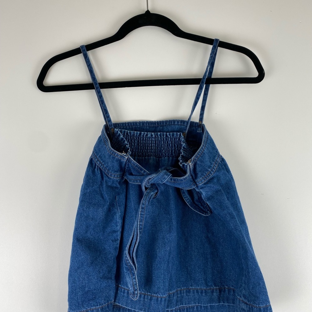 Madewell Denim Convertible Tie-Back Alberta Wash - Picture 4 of 10